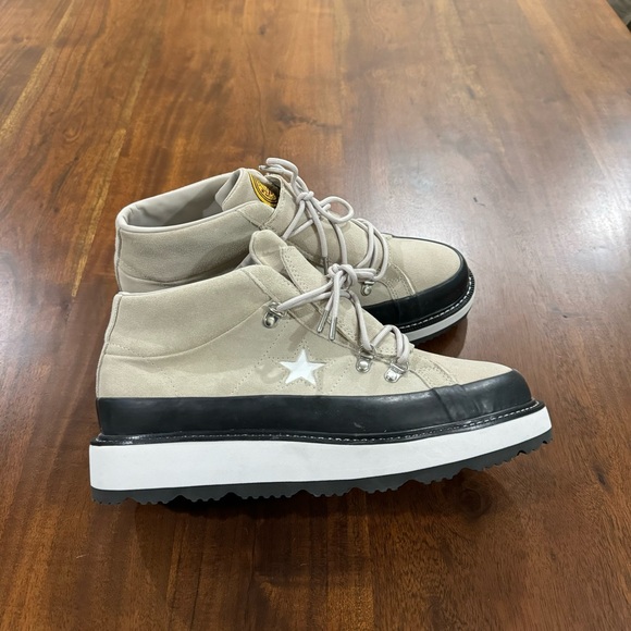 New! Converse Mountain Club Fleece Sneakers Boots Women’s Size 10.5 - Picture 1 of 7